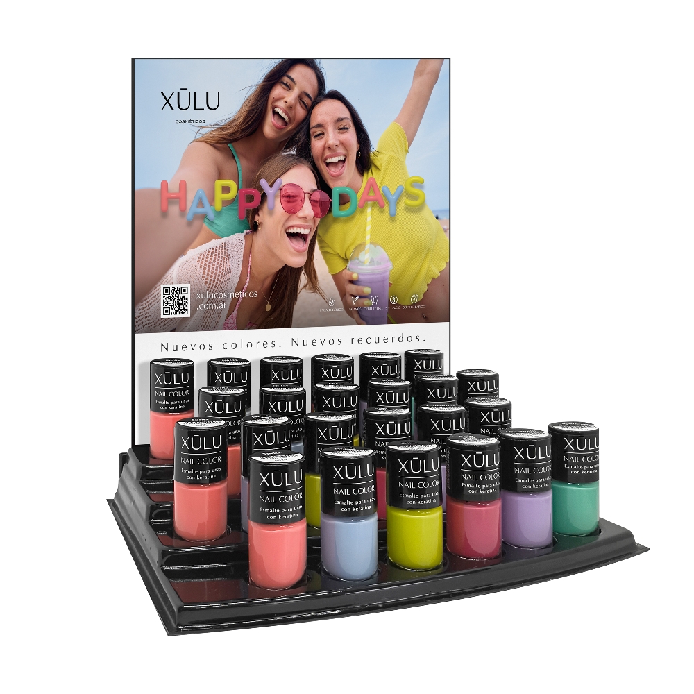 Z08811 Exh Happy Days Esmalte Nail Color x48